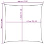 vidaXL Sonnensegel Hellgrau 4,5x4,5 m 100% Polyester Oxford vidaXL Sonnensegel Hellgrau 4,5x4,5 m 100% Polyester Oxford