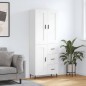 vidaXL Highboard Weiß 69,5x34x180 cm Holzwerkstoff vidaXL Highboard Weiß 69,5x34x180 cm Holzwerkstoff