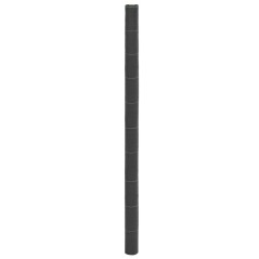 vidaXL Unkrautvlies Schwarz 2x100 m PP