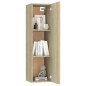 4-tlg. TV-Schrank-Set Sonoma-Eiche Holzwerkstoff 4-tlg. TV-Schrank-Set Sonoma-Eiche Holzwerkstoff