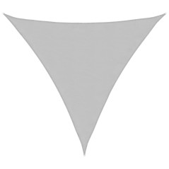 vidaXL Sonnensegel Hellgrau 4,5x4,5x4,5 m 100% Polyester Oxford