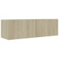 vidaXL 4-tlg. TV-Schrank-Set Sonoma-Eiche Holzwerkstoff vidaXL 4-tlg. TV-Schrank-Set Sonoma-Eiche Holzwerkstoff