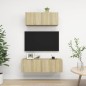 vidaXL 2-tlg. TV-Schrank-Set Sonoma-Eiche Holzwerkstoff vidaXL 2-tlg. TV-Schrank-Set Sonoma-Eiche Holzwerkstoff