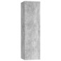 4-tlg. TV-Schrank-Set Betongrau Holzwerkstoff 4-tlg. TV-Schrank-Set Betongrau Holzwerkstoff