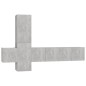 5-tlg. TV-Schrank-Set Betongrau Holzwerkstoff 5-tlg. TV-Schrank-Set Betongrau Holzwerkstoff