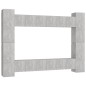 vidaXL 10-tlg. TV-Schrank-Set Betongrau Holzwerkstoff vidaXL 10-tlg. TV-Schrank-Set Betongrau Holzwerkstoff