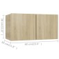 6-tlg. TV-Schrank-Set Sonoma-Eiche Holzwerkstoff 6-tlg. TV-Schrank-Set Sonoma-Eiche Holzwerkstoff