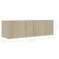 vidaXL 8-tlg. TV-Schrank-Set Sonoma-Eiche Holzwerkstoff vidaXL 8-tlg. TV-Schrank-Set Sonoma-Eiche Holzwerkstoff