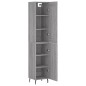 Highboard Grau Sonoma 34,5x34x180 cm Holzwerkstoff Highboard Grau Sonoma 34,5x34x180 cm Holzwerkstoff