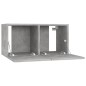 TV-Schränke 4 Stk. Betongrau 60x30x30 cm Holzwerkstoff TV-Schränke 4 Stk. Betongrau 60x30x30 cm Holzwerkstoff