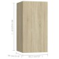 vidaXL 6-tlg. TV-Schrank-Set Sonoma-Eiche Holzwerkstoff vidaXL 6-tlg. TV-Schrank-Set Sonoma-Eiche Holzwerkstoff