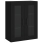 Highboard Schwarz 69,5x34x180 cm Holzwerkstoff Highboard Schwarz 69,5x34x180 cm Holzwerkstoff