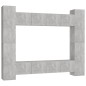 vidaXL 8-tlg. TV-Schrank-Set Betongrau Holzwerkstoff vidaXL 8-tlg. TV-Schrank-Set Betongrau Holzwerkstoff