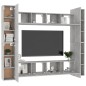 vidaXL 8-tlg. TV-Schrank-Set Betongrau Holzwerkstoff vidaXL 8-tlg. TV-Schrank-Set Betongrau Holzwerkstoff