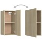 7-tlg. TV-Schrank-Set Sonoma-Eiche Holzwerkstoff 7-tlg. TV-Schrank-Set Sonoma-Eiche Holzwerkstoff