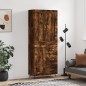 vidaXL Highboard Räuchereiche 69,5x34x180 cm Holzwerkstoff vidaXL Highboard Räuchereiche 69,5x34x180 cm Holzwerkstoff