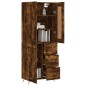 vidaXL Highboard Räuchereiche 69,5x34x180 cm Holzwerkstoff vidaXL Highboard Räuchereiche 69,5x34x180 cm Holzwerkstoff