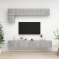 vidaXL 5-tlg. TV-Schrank-Set Betongrau Holzwerkstoff vidaXL 5-tlg. TV-Schrank-Set Betongrau Holzwerkstoff