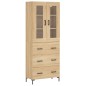 Highboard Sonoma-Eiche 69,5x34x180 cm Holzwerkstoff Highboard Sonoma-Eiche 69,5x34x180 cm Holzwerkstoff