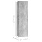 3-tlg. TV-Schrank-Set Betongrau Holzwerkstoff 3-tlg. TV-Schrank-Set Betongrau Holzwerkstoff