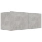 8-tlg. TV-Schrank-Set Betongrau Holzwerkstoff 8-tlg. TV-Schrank-Set Betongrau Holzwerkstoff
