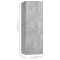 vidaXL 6-tlg. TV-Schrank-Set Betongrau Holzwerkstoff vidaXL 6-tlg. TV-Schrank-Set Betongrau Holzwerkstoff