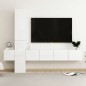 5-tlg. TV-Schrank-Set Hochglanz-Weiß Holzwerkstoff 5-tlg. TV-Schrank-Set Hochglanz-Weiß Holzwerkstoff