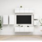 vidaXL 8-tlg. TV-Schrank-Set Hochglanz-Weiß Holzwerkstoff vidaXL 8-tlg. TV-Schrank-Set Hochglanz-Weiß Holzwerkstoff