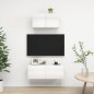 2-tlg. TV-Schrank-Set Hochglanz-Weiß Holzwerkstoff 2-tlg. TV-Schrank-Set Hochglanz-Weiß Holzwerkstoff