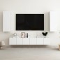 vidaXL 5-tlg. TV-Schrank-Set Hochglanz-Weiß Holzwerkstoff vidaXL 5-tlg. TV-Schrank-Set Hochglanz-Weiß Holzwerkstoff