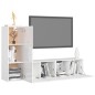 vidaXL 3-tlg. TV-Schrank-Set Hochglanz-Weiß Holzwerkstoff vidaXL 3-tlg. TV-Schrank-Set Hochglanz-Weiß Holzwerkstoff