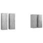TV-Schränke 4 Stk. Betongrau 30,5x30x90 cm Holzwerkstoff TV-Schränke 4 Stk. Betongrau 30,5x30x90 cm Holzwerkstoff