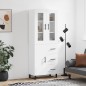 Highboard Weiß 69,5x34x180 cm Holzwerkstoff Highboard Weiß 69,5x34x180 cm Holzwerkstoff