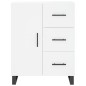 Highboard Weiß 69,5x34x180 cm Holzwerkstoff Highboard Weiß 69,5x34x180 cm Holzwerkstoff