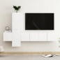 5-tlg. TV-Schrank-Set Hochglanz-Weiß Holzwerkstoff 5-tlg. TV-Schrank-Set Hochglanz-Weiß Holzwerkstoff