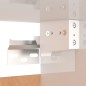 7-tlg. TV-Schrank-Set Hochglanz-Weiß Holzwerkstoff 7-tlg. TV-Schrank-Set Hochglanz-Weiß Holzwerkstoff