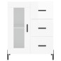 Highboard Hochglanz-Weiß 69,5x34x180 cm Holzwerkstoff Highboard Hochglanz-Weiß 69,5x34x180 cm Holzwerkstoff