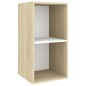 vidaXL 3-tlg. TV-Schrank-Set Weiß Sonoma-Eiche Holzwerkstoff vidaXL 3-tlg. TV-Schrank-Set Weiß Sonoma-Eiche Holzwerkstoff