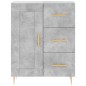 Highboard Betongrau 69,5x34x180 cm Holzwerkstoff Highboard Betongrau 69,5x34x180 cm Holzwerkstoff