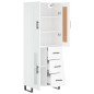 vidaXL Highboard Weiß 69,5x34x180 cm Holzwerkstoff vidaXL Highboard Weiß 69,5x34x180 cm Holzwerkstoff