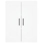 vidaXL Highboard Weiß 69,5x34x180 cm Holzwerkstoff vidaXL Highboard Weiß 69,5x34x180 cm Holzwerkstoff