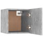 Nachttisch Betongrau 30,5x30x30 cm Holzwerkstoff Nachttisch Betongrau 30,5x30x30 cm Holzwerkstoff