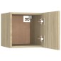 vidaXL Nachttisch Sonoma-Eiche 30,5x30x30 cm Holzwerkstoff vidaXL Nachttisch Sonoma-Eiche 30,5x30x30 cm Holzwerkstoff