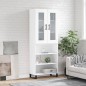 vidaXL Highboard Weiß 69,5x34x180 cm Holzwerkstoff vidaXL Highboard Weiß 69,5x34x180 cm Holzwerkstoff