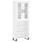 vidaXL Highboard Weiß 69,5x34x180 cm Holzwerkstoff vidaXL Highboard Weiß 69,5x34x180 cm Holzwerkstoff