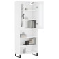 vidaXL Highboard Weiß 69,5x34x180 cm Holzwerkstoff vidaXL Highboard Weiß 69,5x34x180 cm Holzwerkstoff
