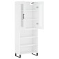 vidaXL Highboard Weiß 69,5x34x180 cm Holzwerkstoff vidaXL Highboard Weiß 69,5x34x180 cm Holzwerkstoff