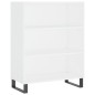 vidaXL Highboard Weiß 69,5x34x180 cm Holzwerkstoff vidaXL Highboard Weiß 69,5x34x180 cm Holzwerkstoff