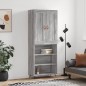 Highboard Grau Sonoma 69,5x34x180 cm Holzwerkstoff Highboard Grau Sonoma 69,5x34x180 cm Holzwerkstoff