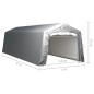 Lagerzelt 300x900 cm Stahl Grau Lagerzelt 300x900 cm Stahl Grau